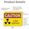 Signmission Radiation & Laser Sign, 12 in H x 18 in W, Vinyl Decal, Rectangle OS-2PACK-CR-D-1218-L-10200 - alternate 2